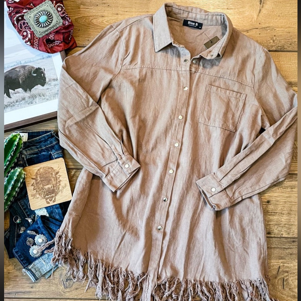 Long Sleeve Button Up Or Dress